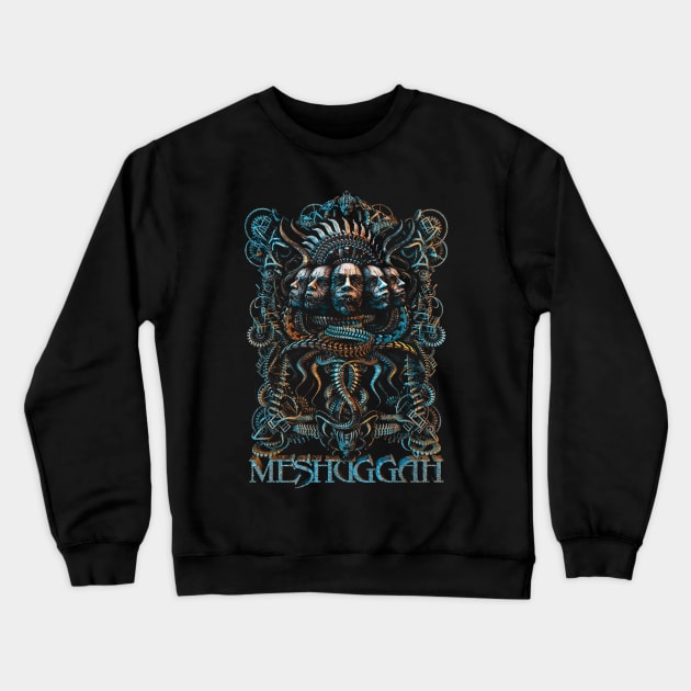 meshuggah Crewneck Sweatshirt by PrettyNeat Patterns